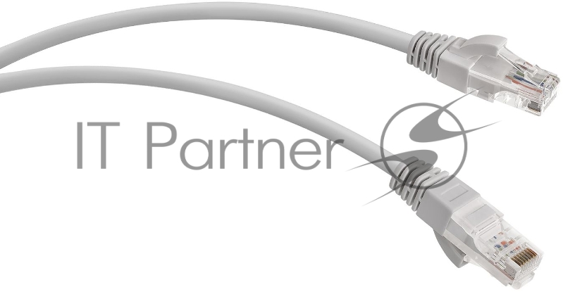 Патч-корд WRline WR-PC-RJ45-UTP-5E-2-GY UTP RJ-45 вил.-вилка RJ-45 cat.5e 2м серый LSZH (уп.:1шт)