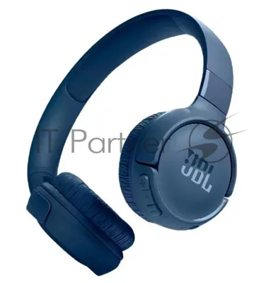 Беспроводные наушники JBL Tune 520BT синий, накладные, Bluetooth, быстрая зарядка