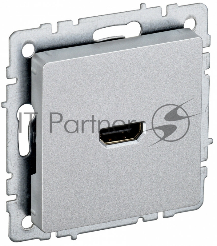 Розетка HDMI IEK BRITE РHDMI-0-БрА алюминий