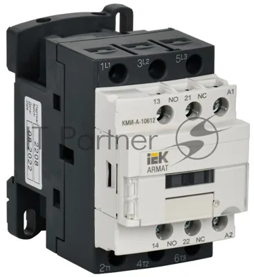 Контактор КМИ-А-10612 LC1D 6А кат. 230В AC 1НО+1НЗ AC-3 IEK AR-ACC-11-006-230-11