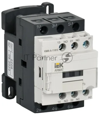 Контактор КМИ-А-11812 LC1D 18А кат. 230В AC 1НО+1НЗ AC-3 IEK AR-ACC-11-018-230-11
