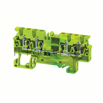 Клемма заземляющая пружинная OptiClip CXG-2,5-QUATTRO-PE-I-(0,2-2,5)-PEN