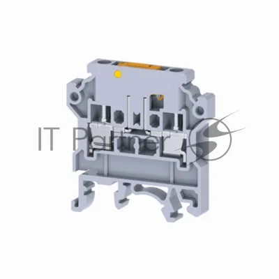 Клемма с ножевым размыкателем винтовая OptiClip CKT-4-MT-N-I-серый