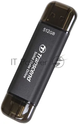 Накопитель SSD Transcend USB-C 512GB TS512GESD310C серый USB-A