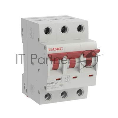 Выключатель автоматический трехполюсный DKC 32А C MD63N-3PC32 6кА