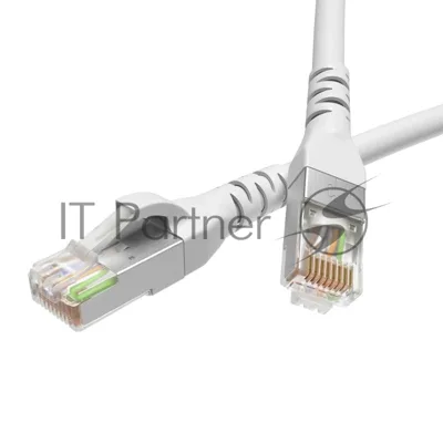 Патч-корд экранированный CAT6 F/UTP 4х2 LSZH белый 2м