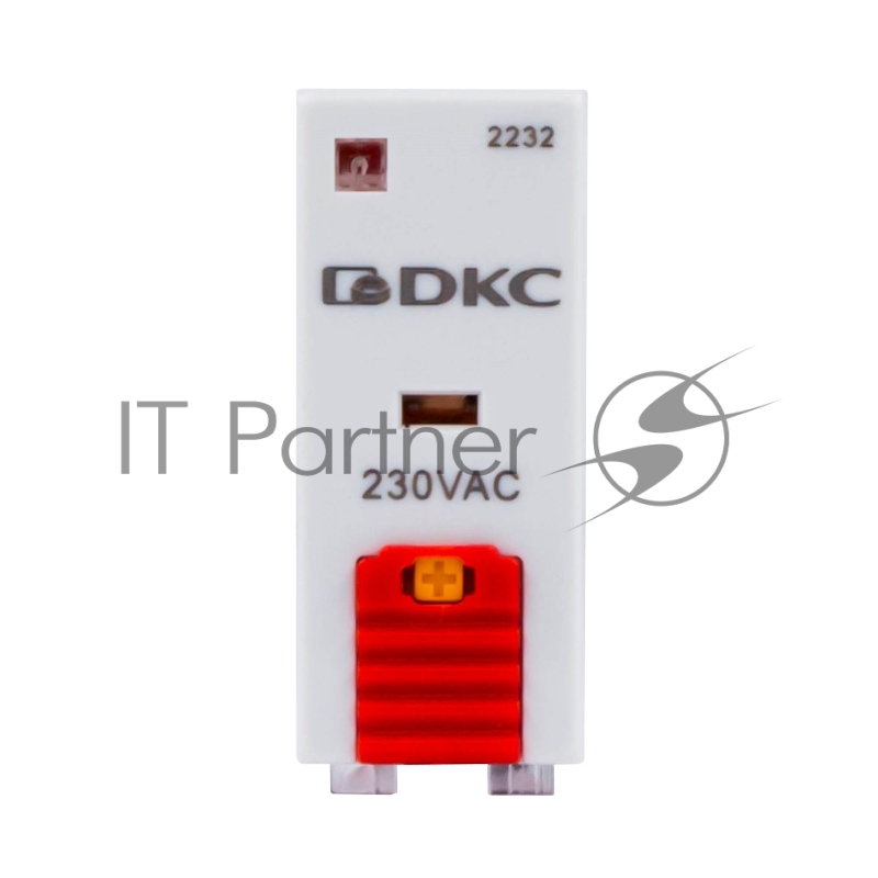Реле миниатюрное промышленное, 1CO, ком. ток 12А, AgSnO2, напряжение 230V AC, опция: тест-кнопка+светодиод