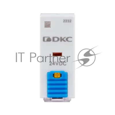 Реле миниатюрное промышленное, 2CO, ком. ток 8А, AgSnO2, напряжение 24V DC, опция: тест-кнопка+светодиод+защитный диод