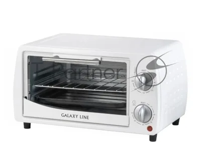 Мини-печь Galaxy Line GL 2626, белый, 10 л, 1000 Вт, таймер на 60 минут, индикатор работы, автоотключение