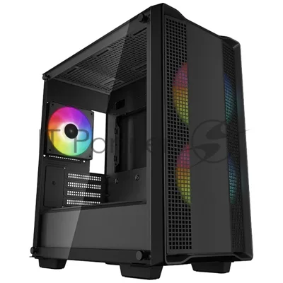 Компьютерный корпус DeepCool CC360 ARGb (R-CC360-BKAPM3-G-1) (mATX, без БП, 2xUSB, с окном)