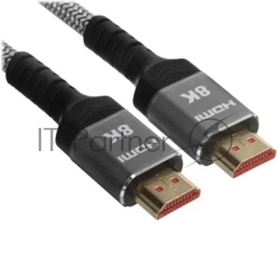 Кабель iOpen HDMI 19M/M,ver. 2.1 8KX60Hz (Econom) оплетка 3m ACG859B-3.0
