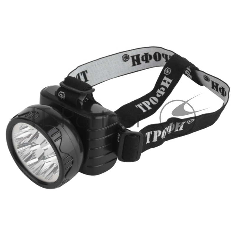 Фонарь налобный ЭРА светодиодный Трофи TG9 ударопрочный, 9 LED, 2 режима, аккумуляторный, черный