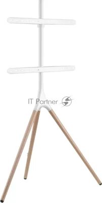 Подставка для телевизора Cactus CS-ST1246WTBCH белый/береза, 45"-65" макс. 32 кг, напольный