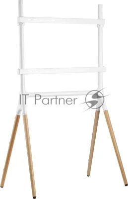 Подставка для телевизора Cactus CS-ST1247WTBCH белый/береза, 49"-70" макс. 40 кг, напольный