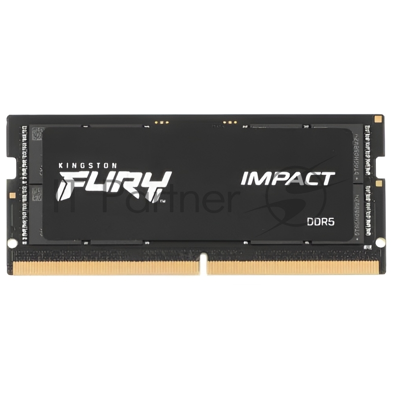 Оперативная память Kingston Fury Impact, DDR5, 64Gb (2x32Gb), 5600MHz, CL40, SO-DIMM