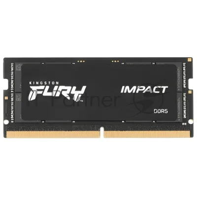 Оперативная память Kingston Fury Impact, DDR5, 64Gb (2x32Gb), 5600MHz, CL40, SO-DIMM