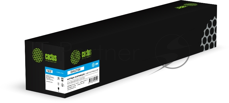 Картридж лазерный Cactus CS-VLC7120C (006R01829) голубой (16500 стр.) для Xerox VersaLink C7120/C7125/C7130