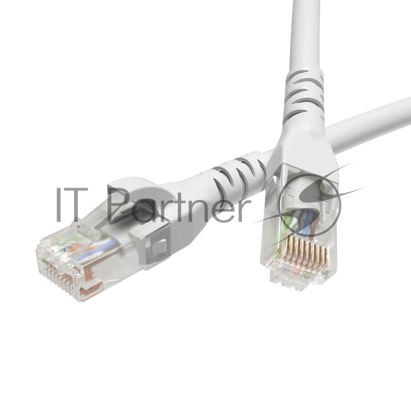 Патч-корд неэкранированный CAT5E U/UTP 4х2 LSZH белый 1.5м