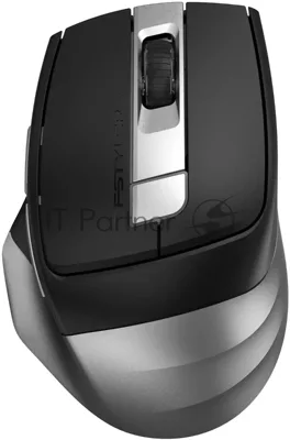 Мышь беспроводная A4Tech Fstyler FB35CS серый/черный, 2000 dpi, радиоканал, Bluetooth, USB, кнопки - 5