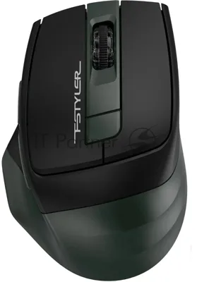 Мышь беспроводная A4Tech Fstyler FB35S темно-зеленый/черный, 2000 dpi, радиоканал, Bluetooth, USB, кнопки - 5