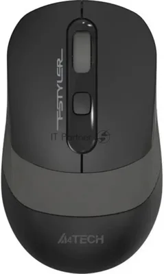 Мышь проводная A4Tech Fstyler FM10S черный/серый, 1600 dpi, USB, кнопки - 4