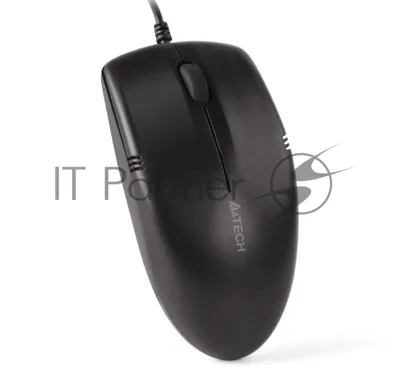Мышь проводная A4Tech OP-530NUS черный, 1200 dpi, USB, кнопки - 3