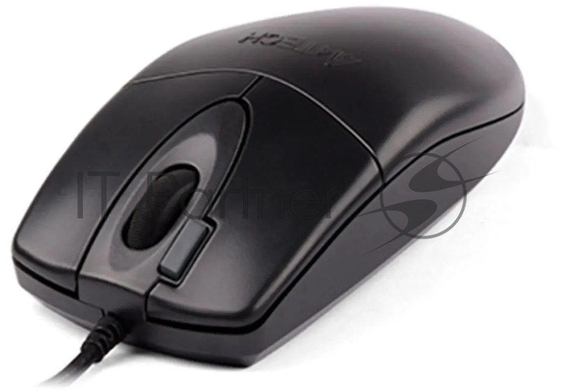 Мышь проводная A4Tech OP-620DS черный, 1200 dpi, USB Type-A, кнопки - 4
