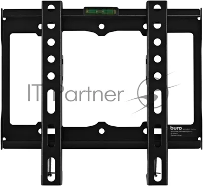 Кронштейн для телевизора Buro FX1S черный, 15"-48" макс. 25 кг, настенный, фиксированный