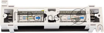 Патч-панель настенная 12хRJ-45, UTP, Cat.5e