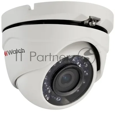 Камера видеонаблюдения аналоговая HiWatch DS-T203A(B) (3.6мм) 3.6-3.6мм HD-TVI цв. корп.:белый