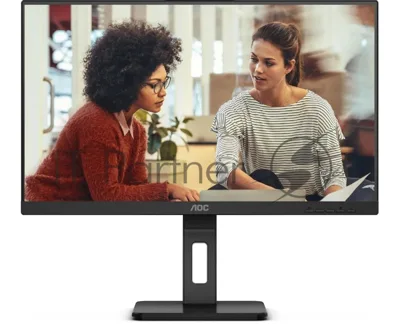 Монитор 24" AOC 24E3QAF, IPS 1920x1080, 75 Гц, 4 мс, 16:9, 300 кд/м², 1xHDMI, 1xDP, 1xVGA, 2xUSB-A 3.2, 2x3 Вт, черный