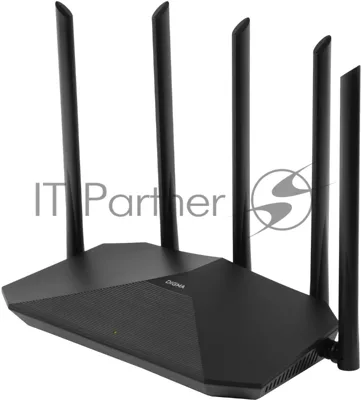 Роутер беспроводной Digma DWR-AX1501 AX1500 10/100/1000BASE-TX черный (упак.:1шт)