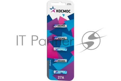 Элемент питания Космос 27А 12V Alkaline 5BL для автосигнализации