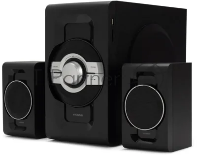 Микросистема Hyundai H-MS1403 черный 60Вт FM USB BT SD