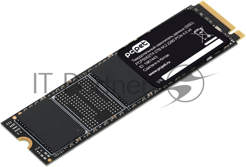 Накопитель SSD PC Pet PCI-E 4.0 x4 2TB PCPS002T4 M.2 2280 OEM