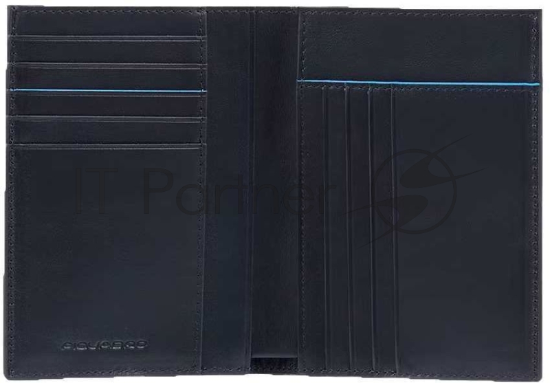 Кошелек мужской Piquadro Blue Square Revamp PU1393B2VR/BLU синий натур.кожа