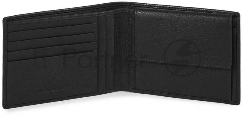 Кошелек мужской Piquadro Modus Special PU257MOSR/N черный натур.кожа
