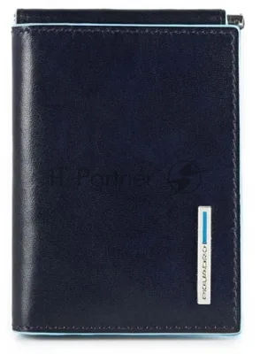 Портмоне Piquadro Blue Square PU3890B2/BLU2 синий натур.кожа