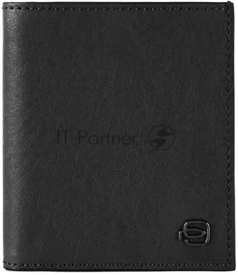Картхолдер Piquadro Black Square PP1518B3R/N, натуральная кожа, черный