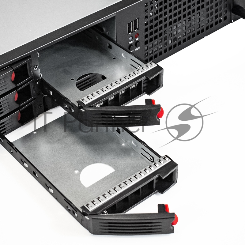 Серверный корпус ExeGate Pro 2U660-HS06 (RM 19", высота 2U, глубина 660, Redundant БП 2x1000W, 6xHotSwap, USB)