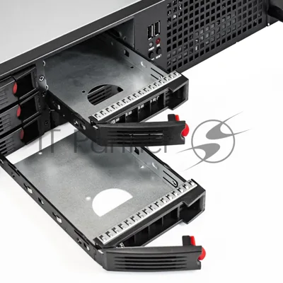 Серверный корпус ExeGate Pro 2U660-HS06 (RM 19", высота 2U, глубина 660, Redundant БП 2x1000W, 6xHotSwap, USB)
