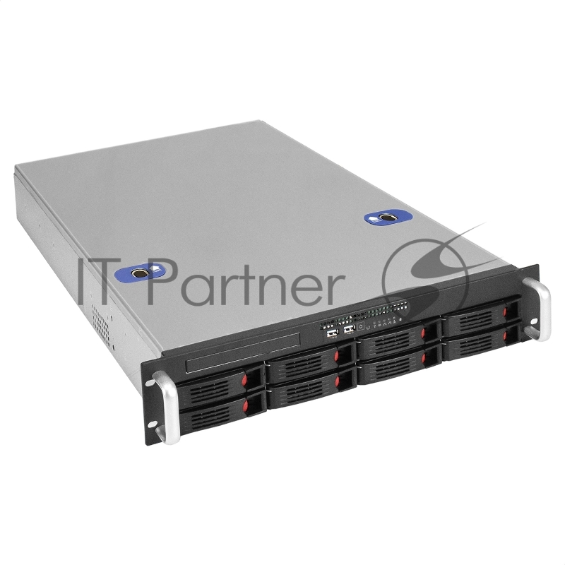 Серверная платформа ExeGate Pro 2U660-HS08 (RM 19", высота 2U, глубина 660, Redundant БП 2x1000W, 8xHotSwap, USB)