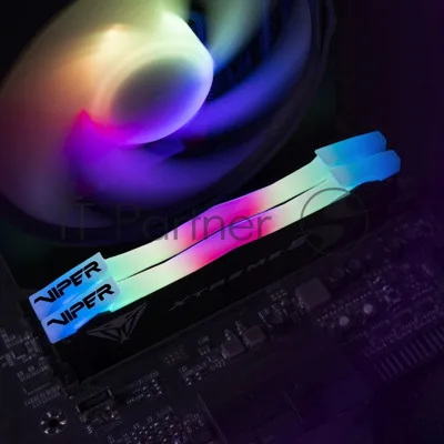 Оперативная память Patriot Viper Xtreme 5, DDR5, 48GB (2x24GB), 8000MHz, CL38, DIMM, с радиаторами, RGB, черный