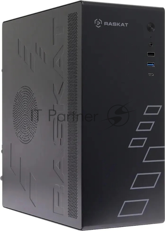 Компьютер Raskat Standart 300 (Intel Core i3 12100, RAM 16Gb, SSD 480Gb, no OS, kb+ms, черный)