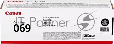 Картридж лазерный Canon 069BK (5094C002) черный (2100 стр.) для Canon MF752Cdw/754Cdw, LBP673Cdw