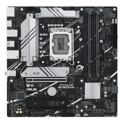 Материнская плата ASUS PRIME B760M-A-CSM, LGA1700, Intel B760, 4xDDR5, 4xSATA, 2xM.2, 1xPCIe 4.0 x16, DisplayPort, 2xHDMI, 1x2.5Gb LAN, 3x3.5 мм, 7.1, microATX