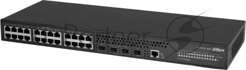 Коммутатор Dahua DH-AS5500-24GT4XF, 24×1 Гбит/с + 4×10 Гбит/с SFP+, управляемый