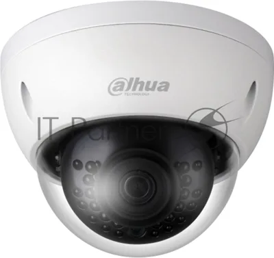Уличная купольная IP-видеокамера Dahua 2Мп; 1/2.8” CMOS; объектив 2.8мм; механический ИК-фильтр; чувствительность 0.01лк@F2.0; сжатие: H.265+, H.265, H.264+, H.264, MJPEG; 2 потока до 2Мп@25к/с; ИК-по
