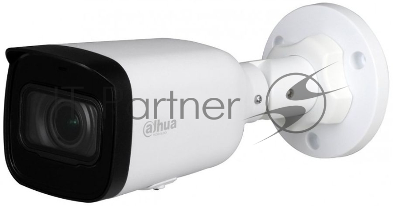 Уличная цилиндрическая IP-видеокамера Dahua 2Мп; 1/2.8” CMOS; моторизованный объектив 2.8~12 мм; механический ИК-фильтр; чувствительность 0.008лк@F1.7; сжатие: H.265+, H.265, H.264+, H.264, MJPEG; 2 п
