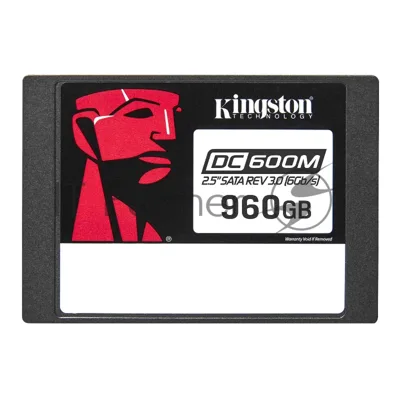 Накопитель SSD Kingston DC600M, 960 Gb, SATA III, R/W 560/530 МБ/с